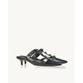 Slingback Salto Médio Venice Preta