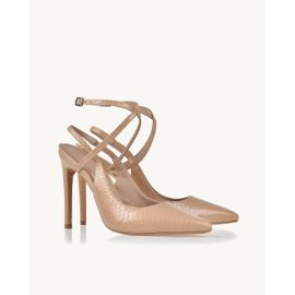 Slingback Salto Alto Piton Pele