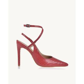 Slingback Salto Alto Piton Scarlet