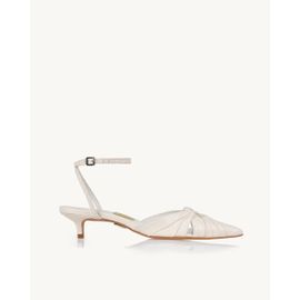Slingback Salto Médio Venice Off White