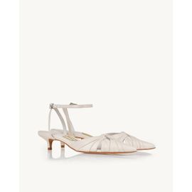 Slingback Salto Médio Venice Off White