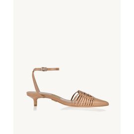 Slingback Salto Médio Venice Pele