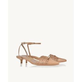 Slingback Salto Médio Venice Pele