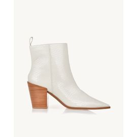 Bota Salto Médio Piton Off White