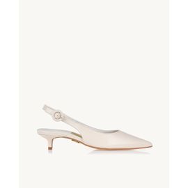 Slingback Salto Médio Venice Off White