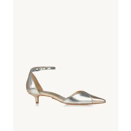 Scarpin Salto Médio Metalizado Light Gold