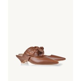 Slingback Salto Baixo Davos Camel