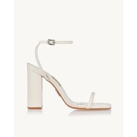 Sandália Salto Alto Milano Off White