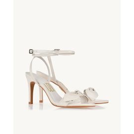 Sandália Salto Alto Milano Off White