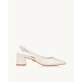 Slingback Salto Médio Venice Off White