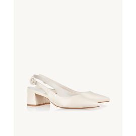 Slingback Salto Médio Venice Off White