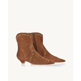 Bota Salto Baixo Shammy Caramelo