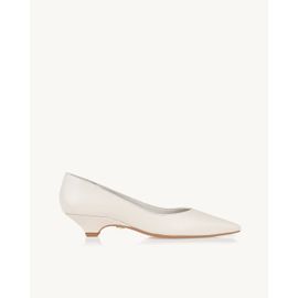 Scarpin Salto Baixo Venice Off White
