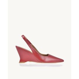 Slingback Salto Médio Venice Scarlet