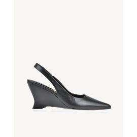 Slingback Salto Médio Venice Preta