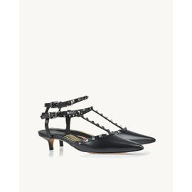 Slingback Salto Médio Venice Preta