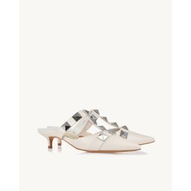 Slingback Salto Médio Venice Off White