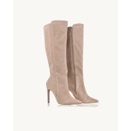 Bota Salto Alto Shammy Areia