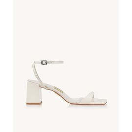 Sandália Salto Médio Milano Off White