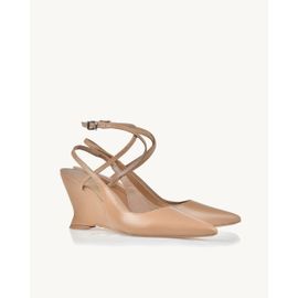 Slingback Salto Médio Venice Pele