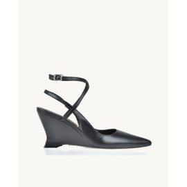 Slingback Salto Médio Venice Preta