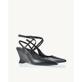 Slingback Salto Médio Venice Preta