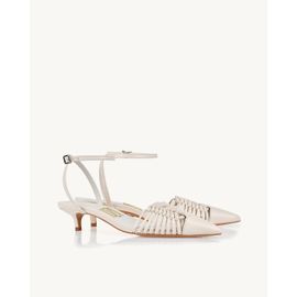 Slingback Salto Médio Venice Off White