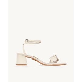 Sandália Salto Médio Milano Off White