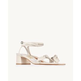 Sandália Salto Médio Milano Off White