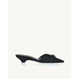 Slingback Salto Baixo Mestiço Preta