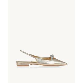 Slingback Shine Light Gold