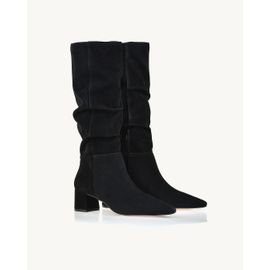 Bota Salto Médio Shammy Preta