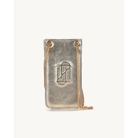 Bolsa Napa Metal Light Gold