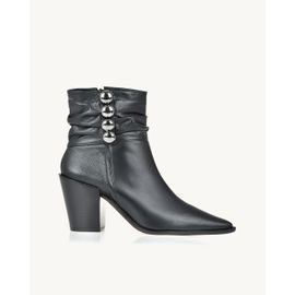 Bota Salto Médio Davos Preta