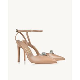 Slingback Salto Alto Venice Pele