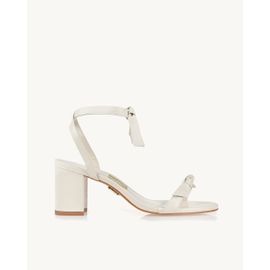 Sandália Salto Médio Milano Off White