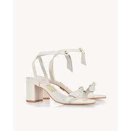 Sandália Salto Médio Milano Off White