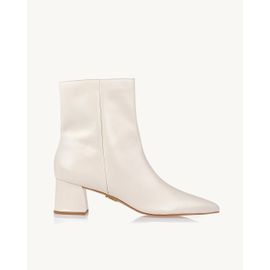 Bota Salto Médio Firenze Off White
