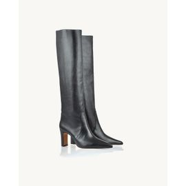 Bota Salto Médio Davos Preta