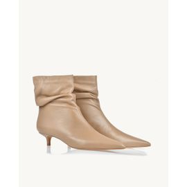 Bota Salto Médio Davos Taupe