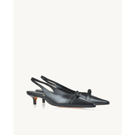 Slingback Salto Médio Venice Preta
