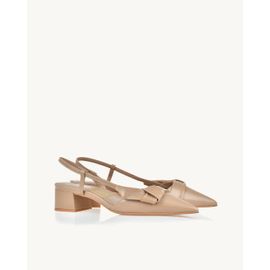 Slingback Salto Médio Venice Taupe