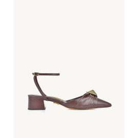 Slingback Salto Médio Venice Plum