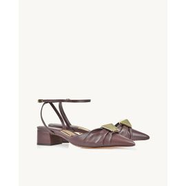 Slingback Salto Médio Venice Plum