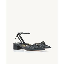 Slingback Salto Médio Venice Preta