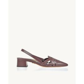 Slingback Salto Médio Venice Plum