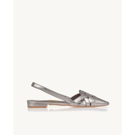 Slingback Shine Old Silver