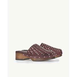 Clog Salto Médio Mestiço Plum