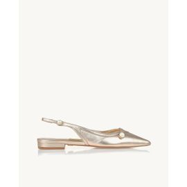 Slingback Shine Light Gold