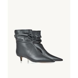 Bota Salto Médio Davos Preta
